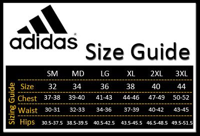 adidas polo size chart.